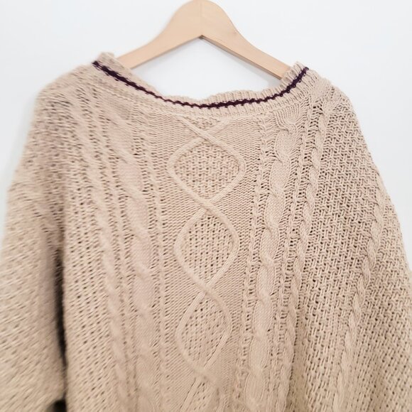 Taylor Swift Holiday Folklore 2020 Cardigan Sweater Beige 3XL/4XL - Picture 6 of 10